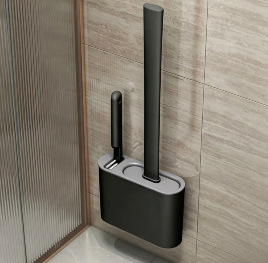 Silicone toilet brush