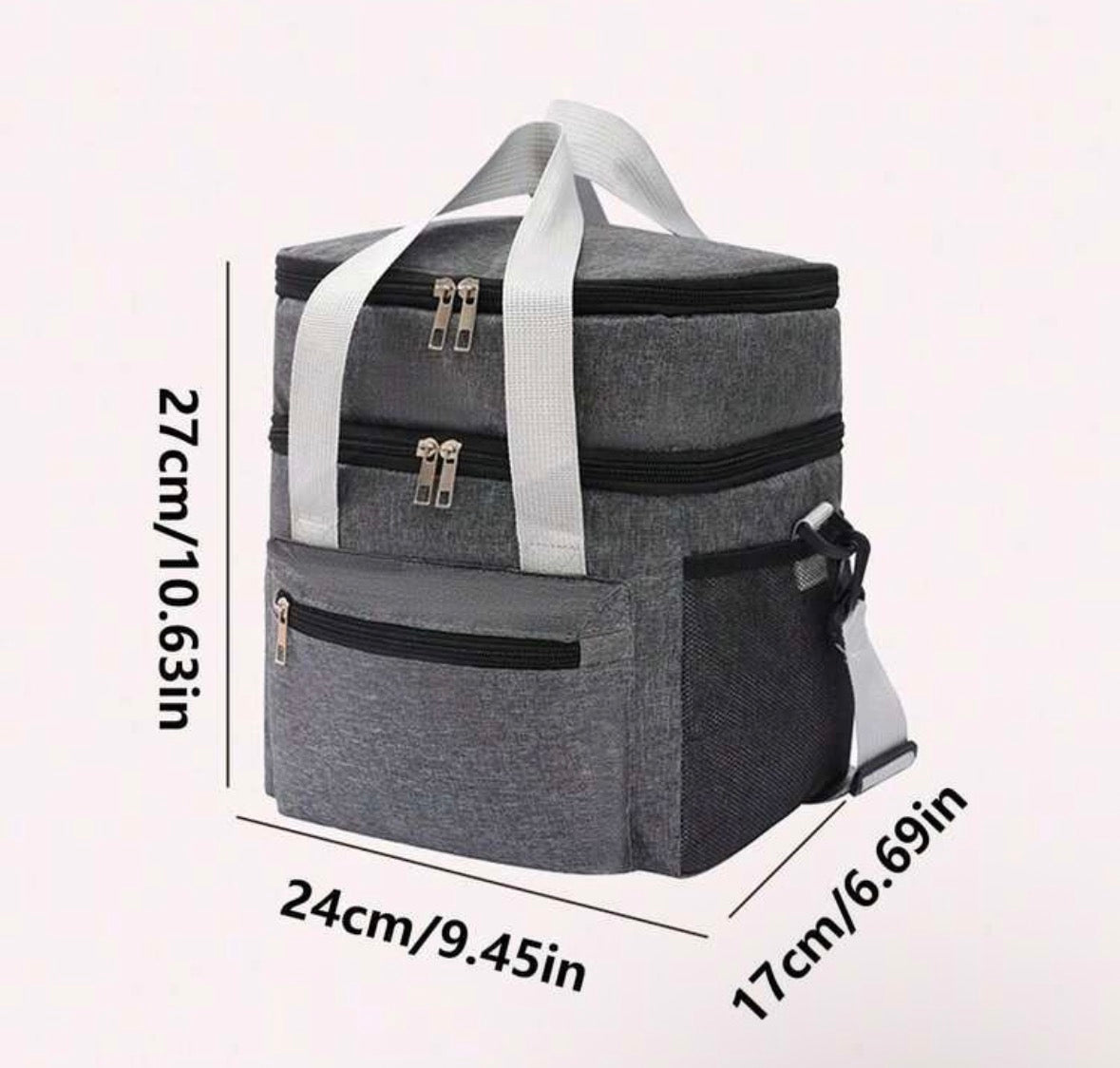 Double layer lunch box