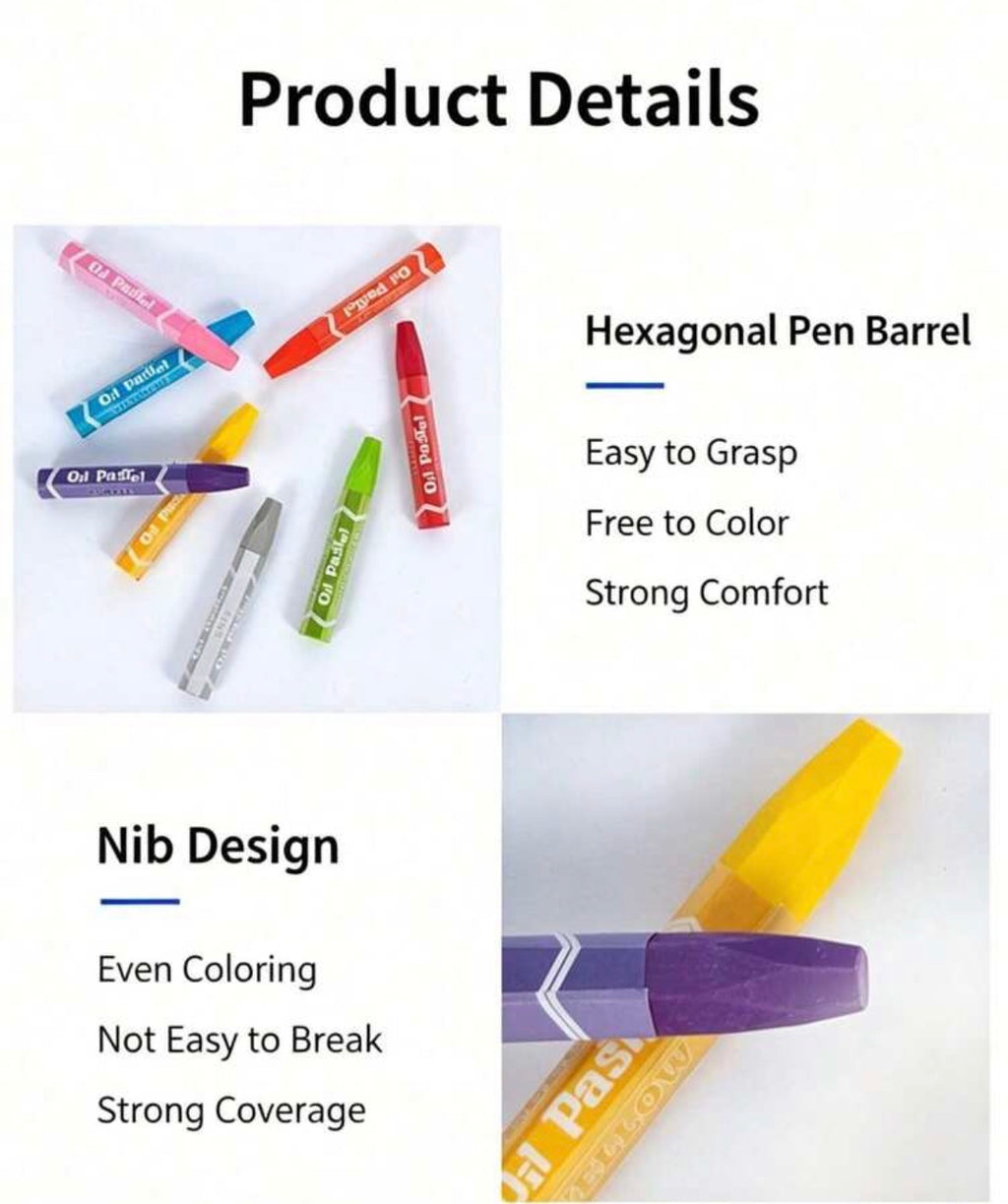 Oil pastel crayons