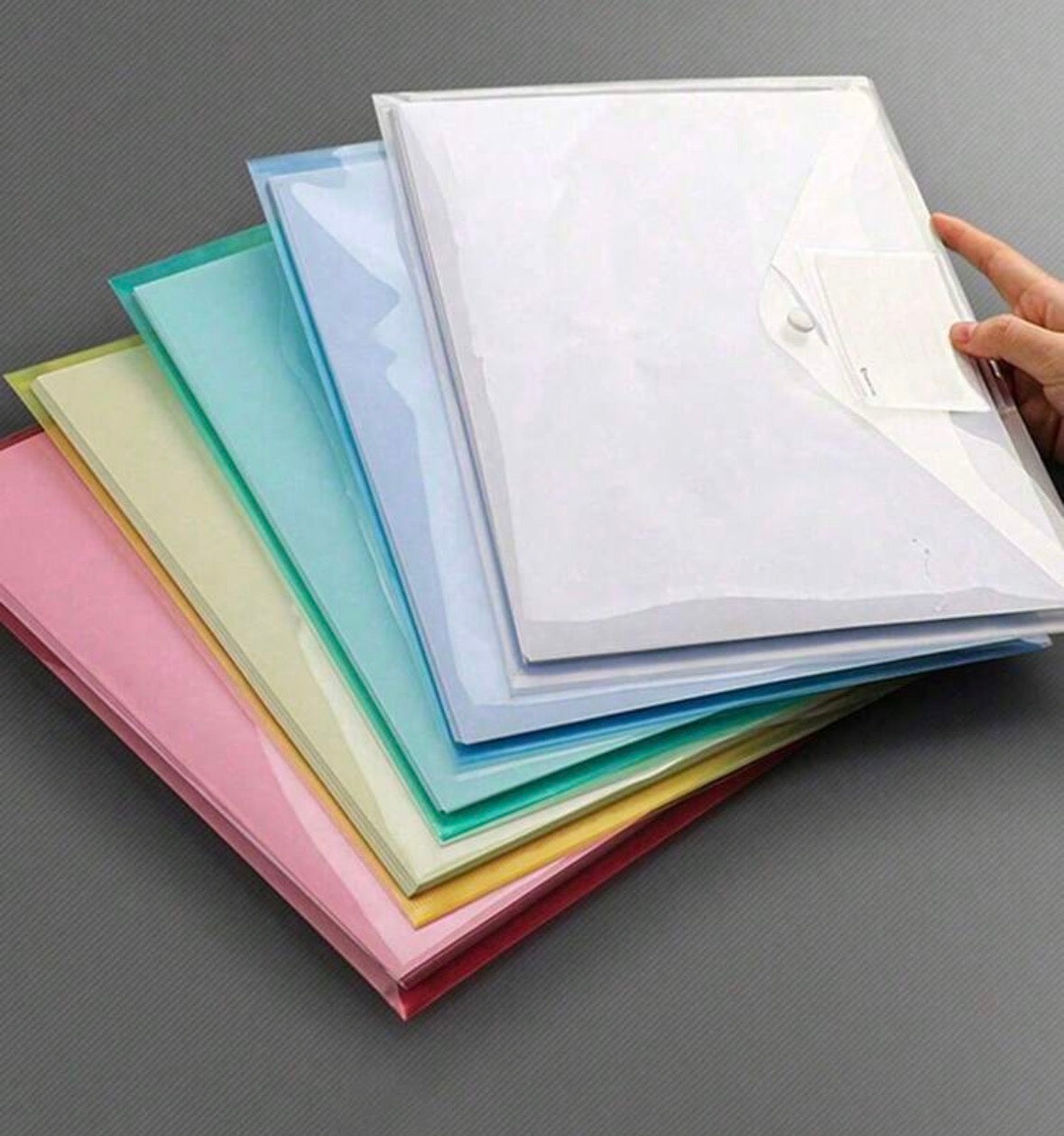 5/10 piece transparent files