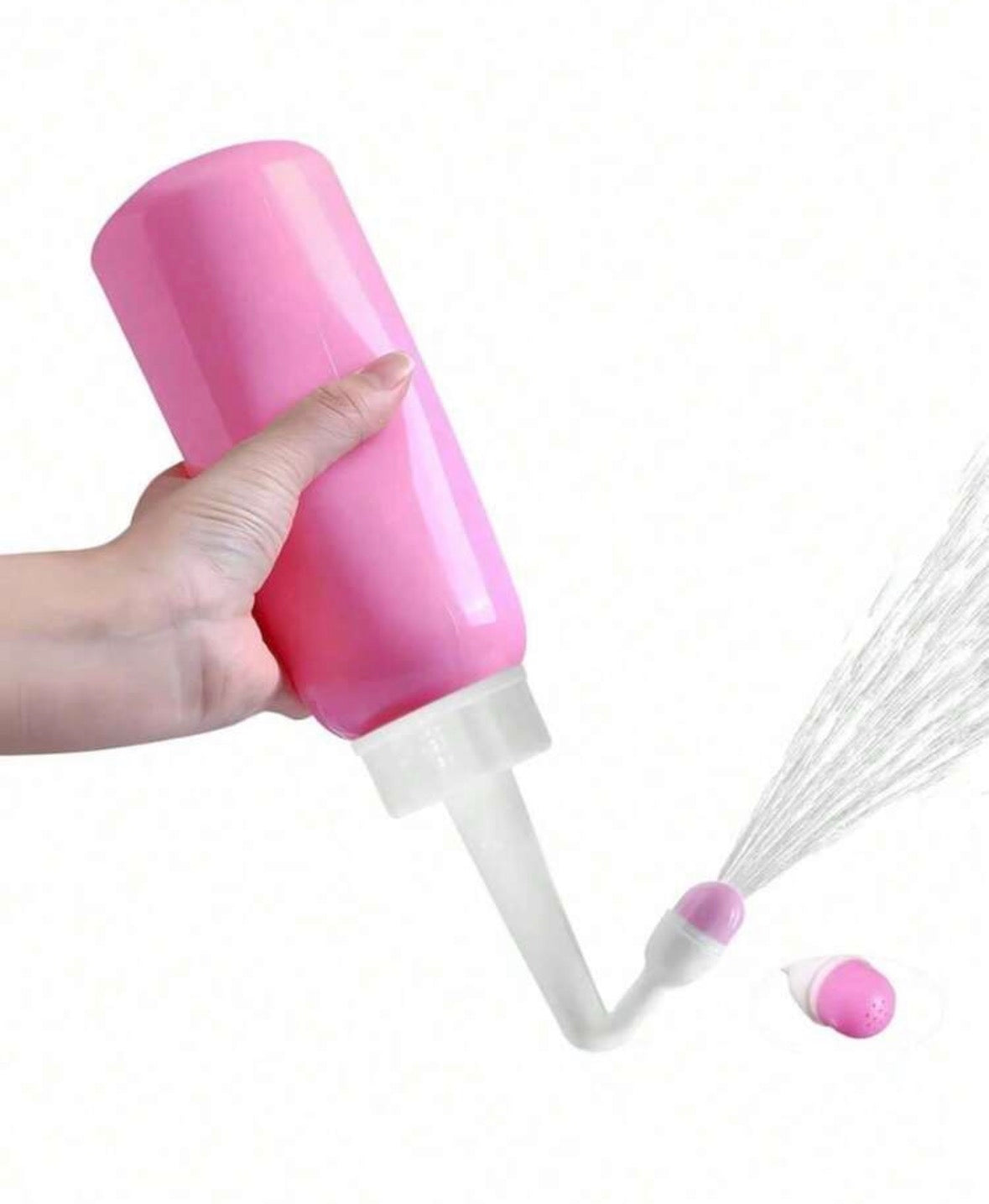 Portable intimate wash bottle