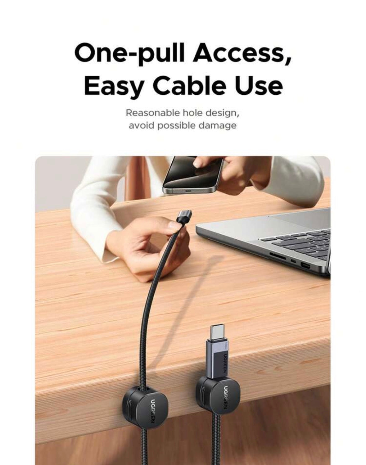 Magnetic cable clips
