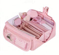 Pencil case with many compartments