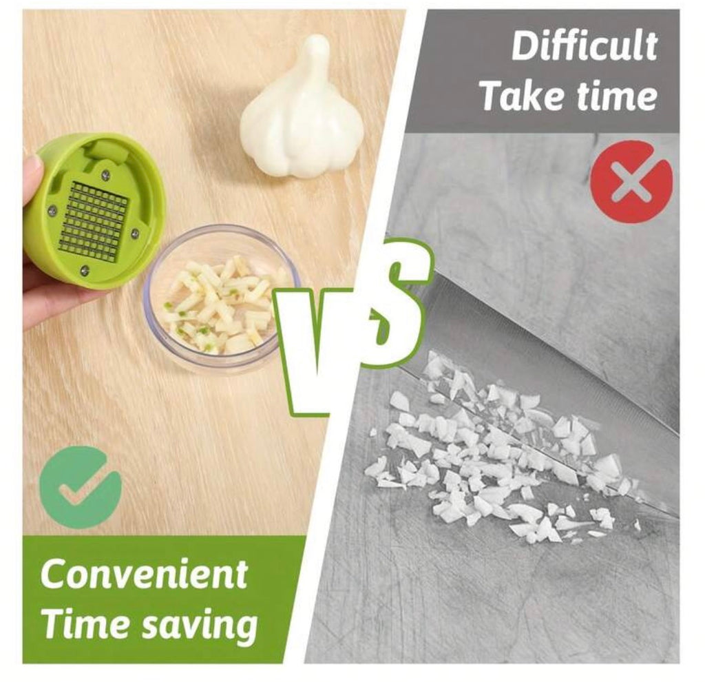 Garlic press grinder