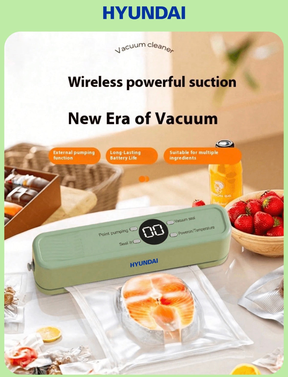 Vacuum bag sealer