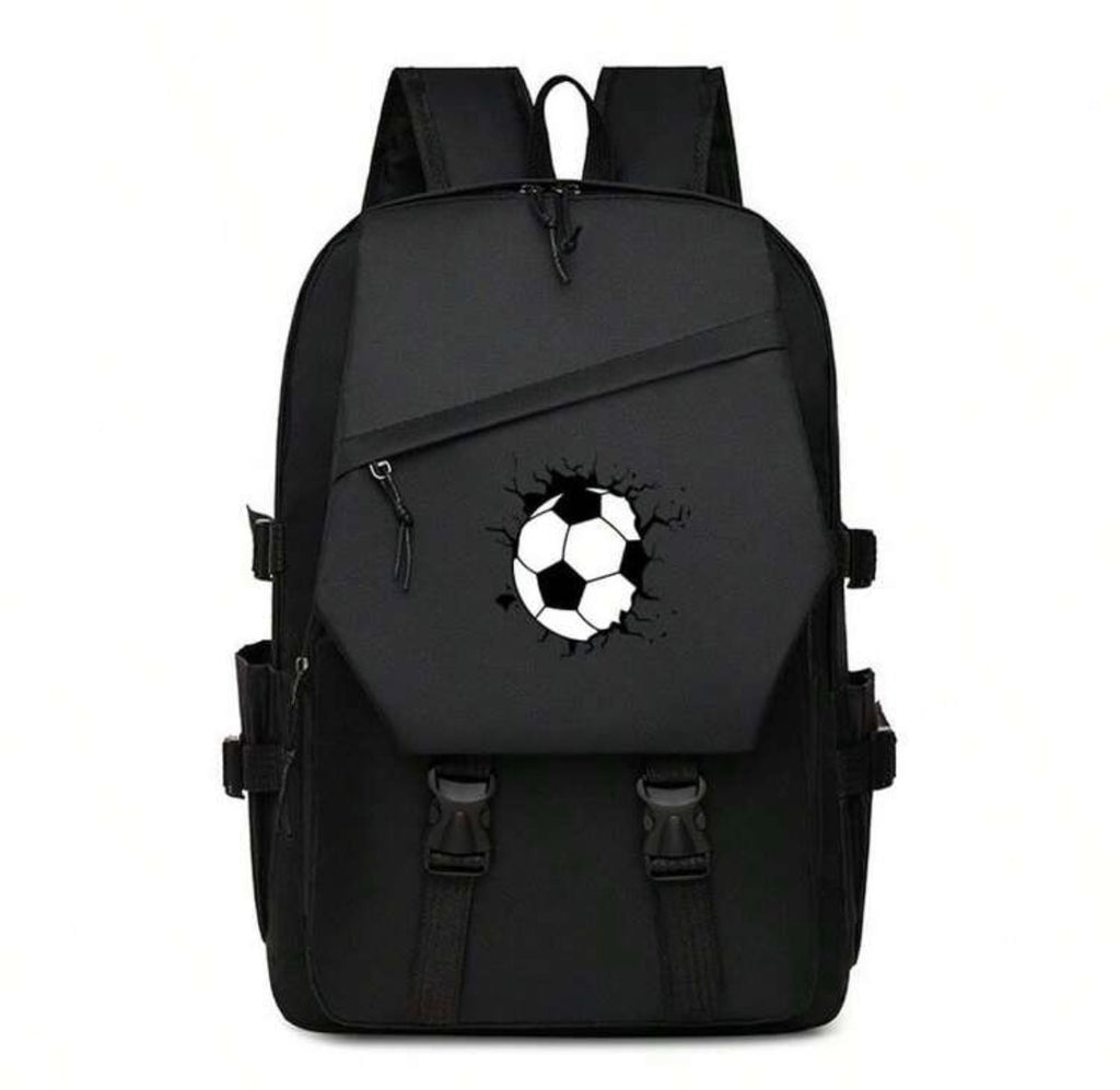 Football printed backpack