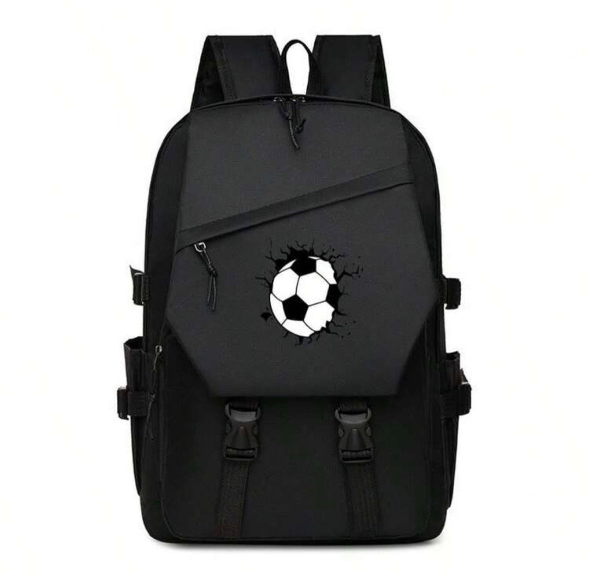 Football printed backpack
