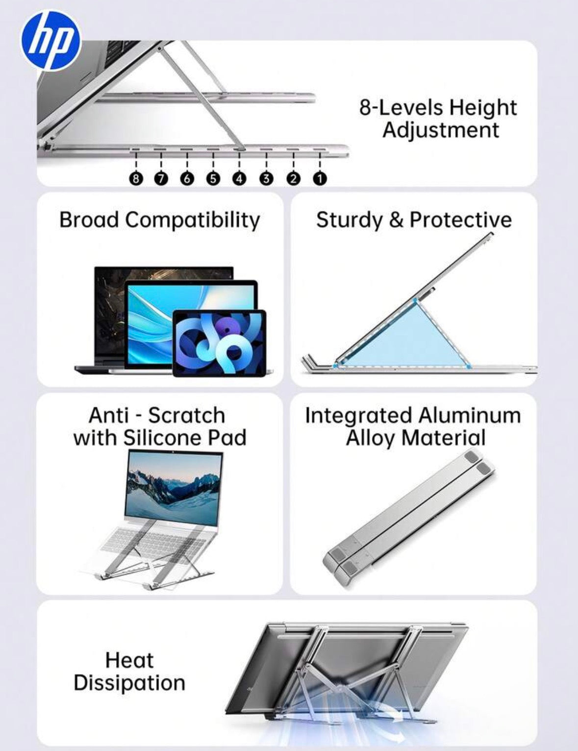 HP foldable laptop stand
