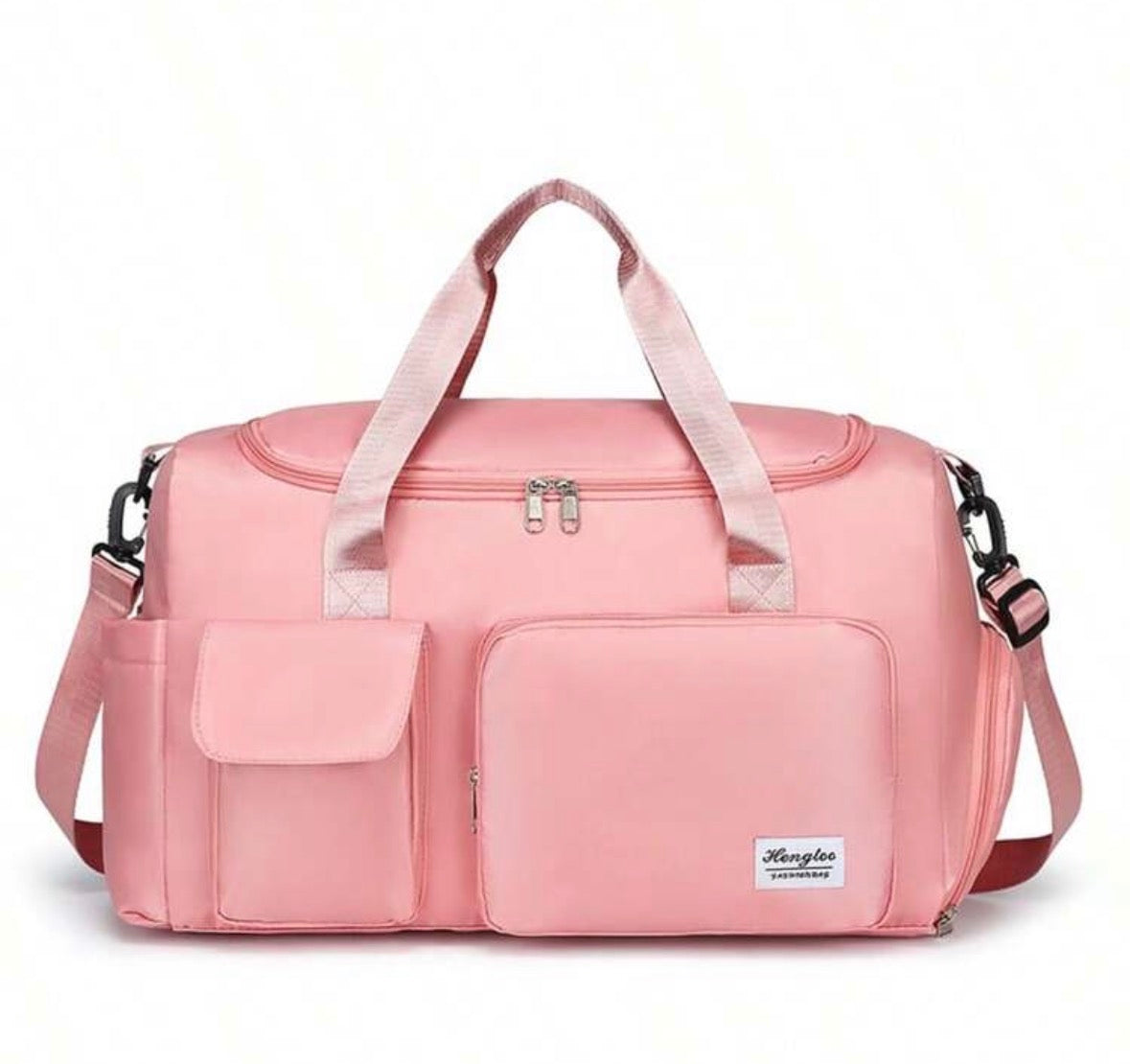 Travel/gym bag with many compartments