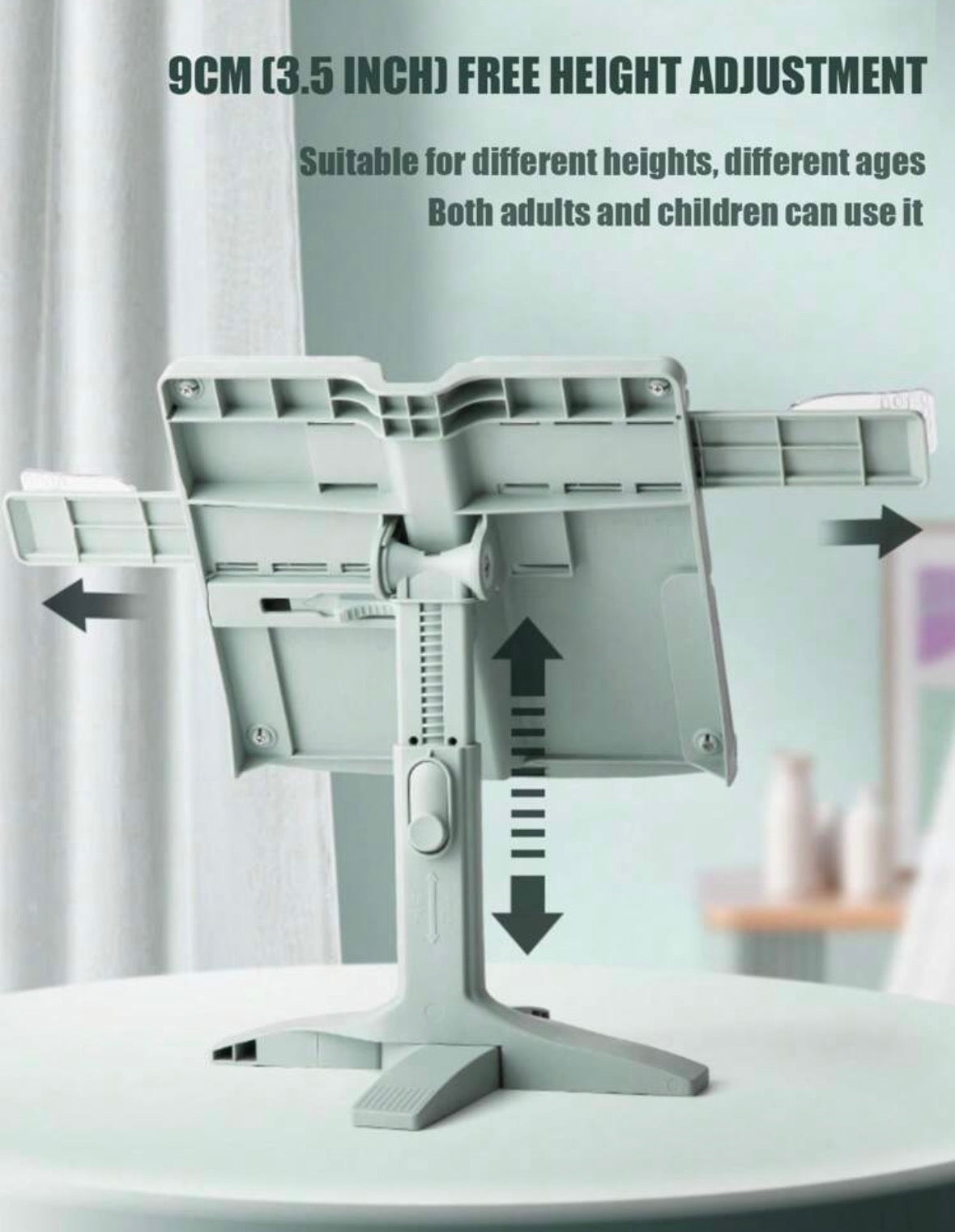 Foldable tablet/book holder