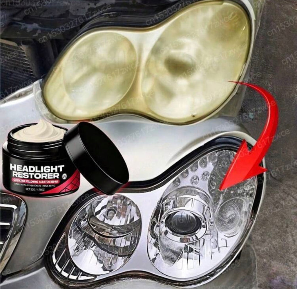 Car headlight restoration kit