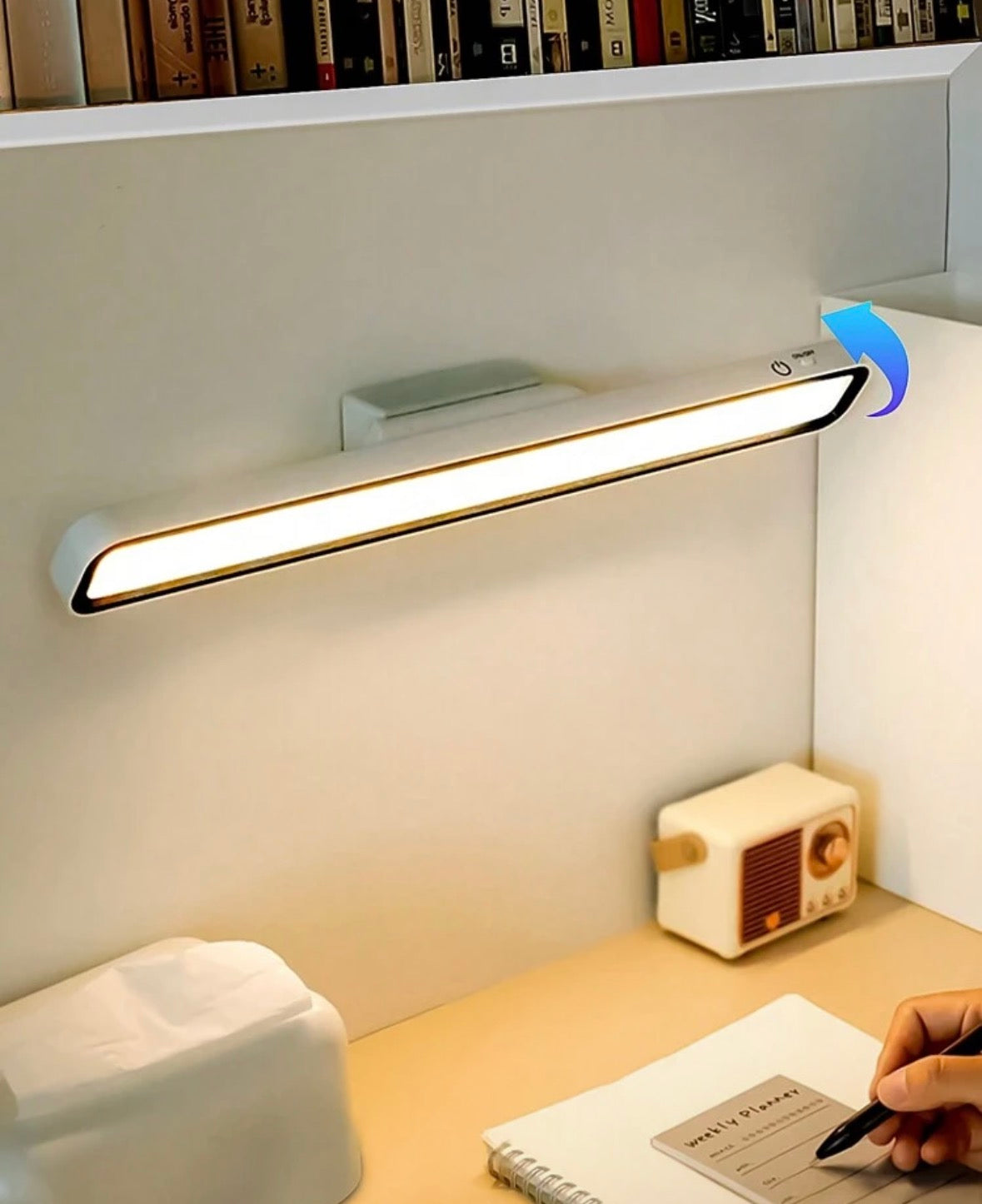 LED desk light with remote control