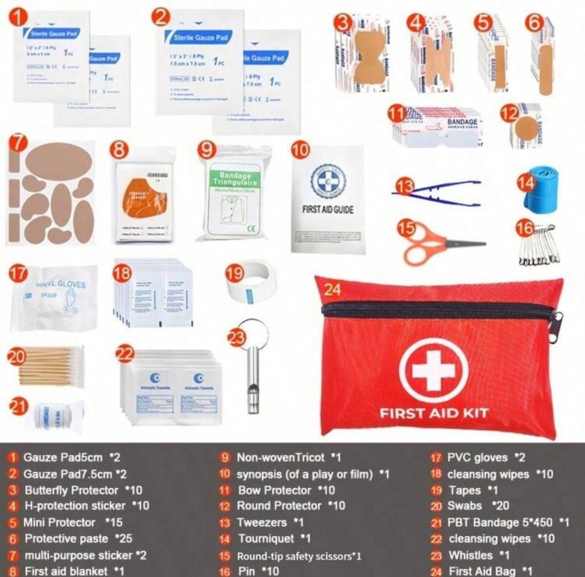 Portable first aid kit