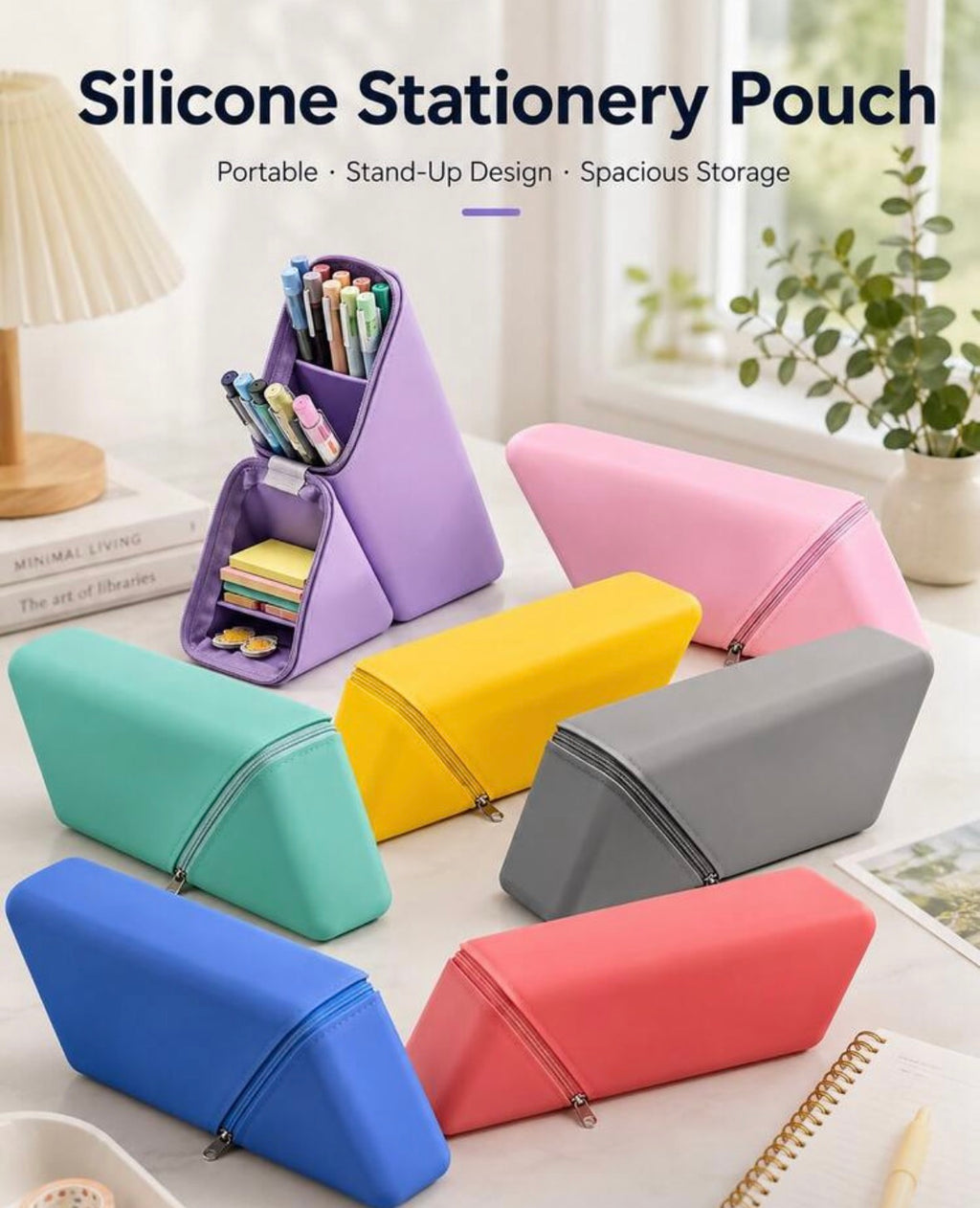Pencil case and desk organizer