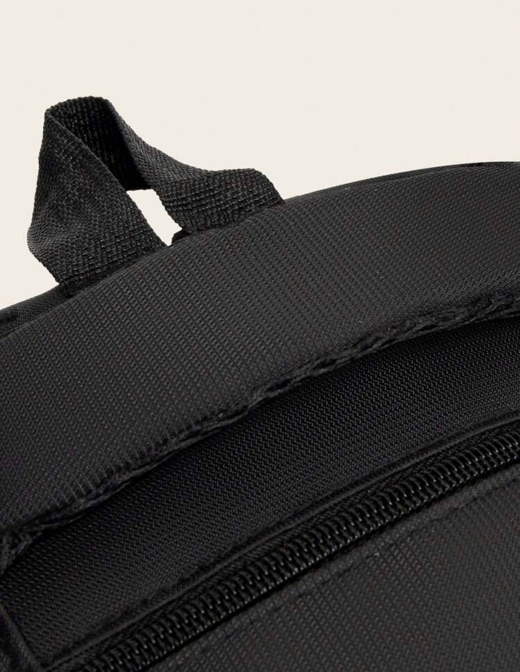 Sleek black backpack
