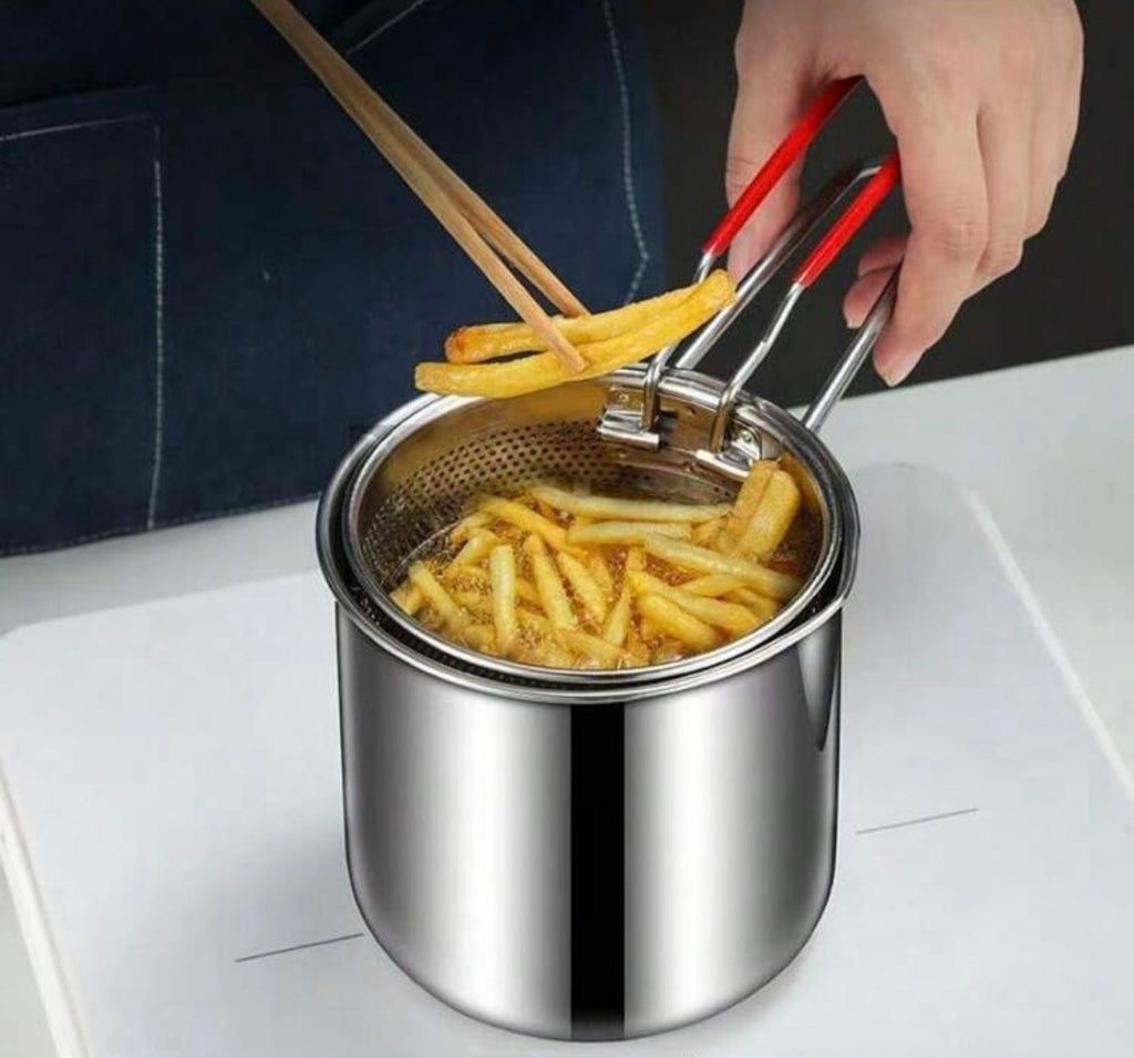 Stainless steel deep fryer