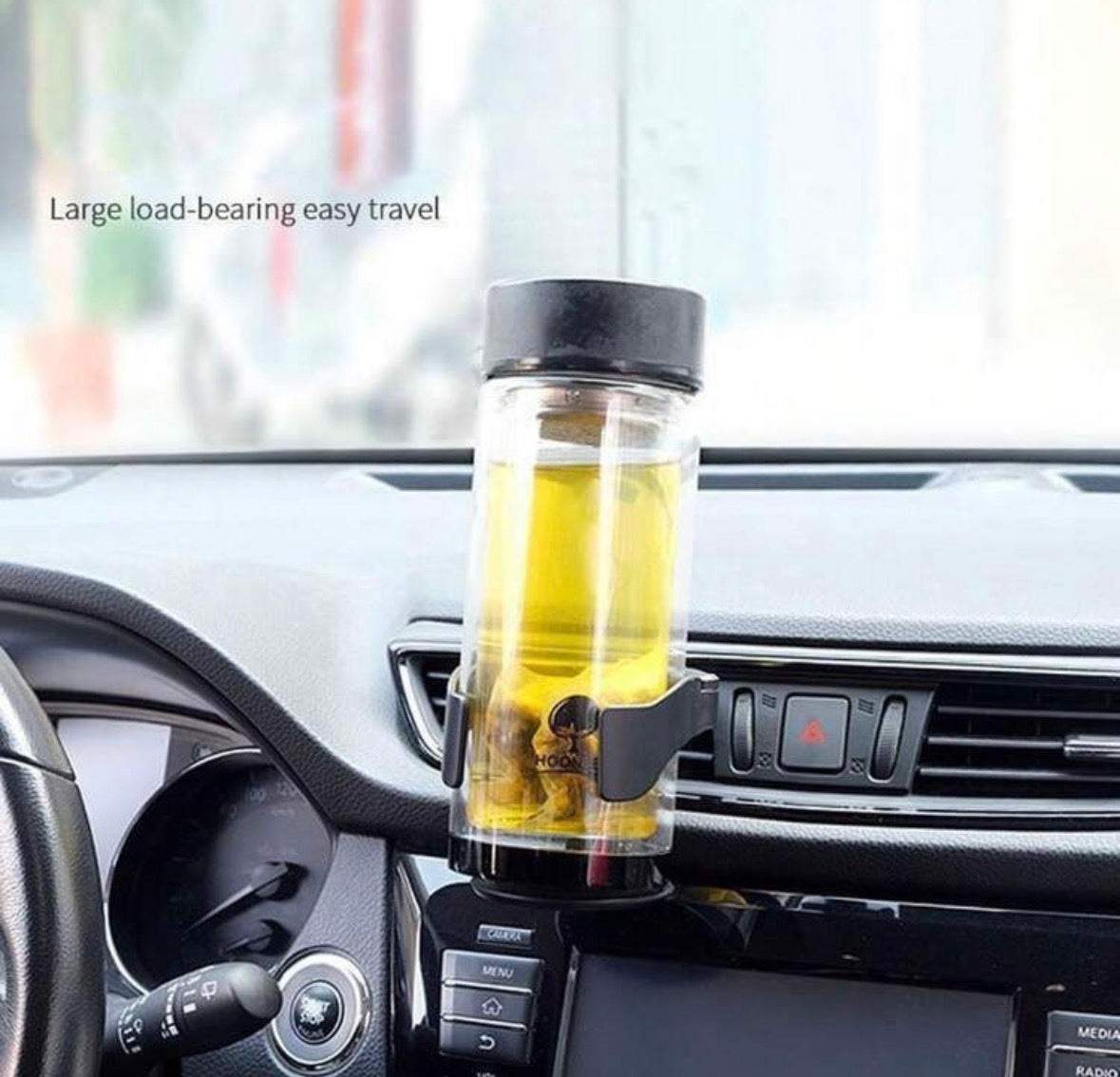Car air vent cup holder