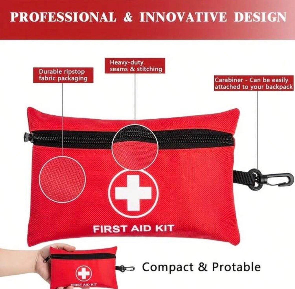 Portable first aid kit
