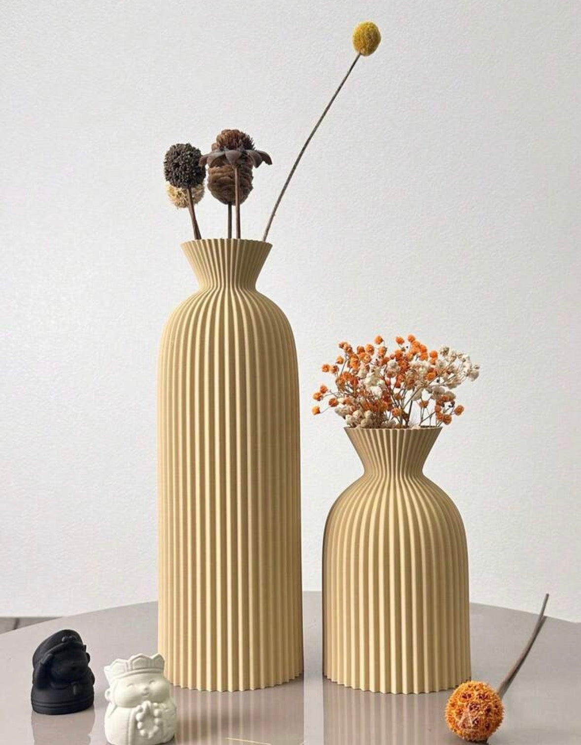 Decorative 2pc vase