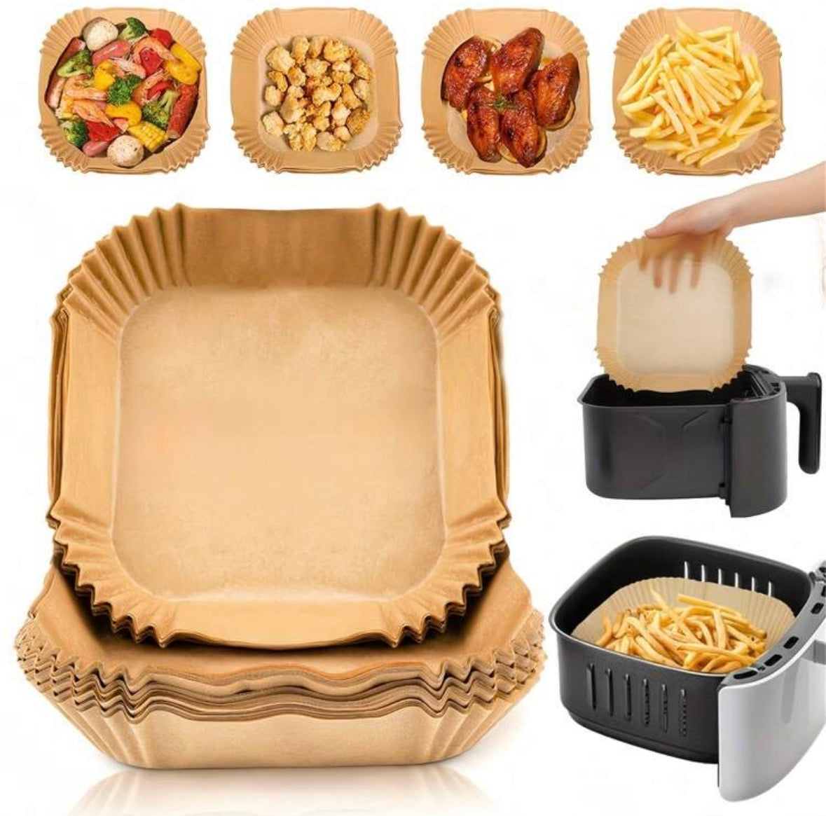 200 pcs airfryer liners