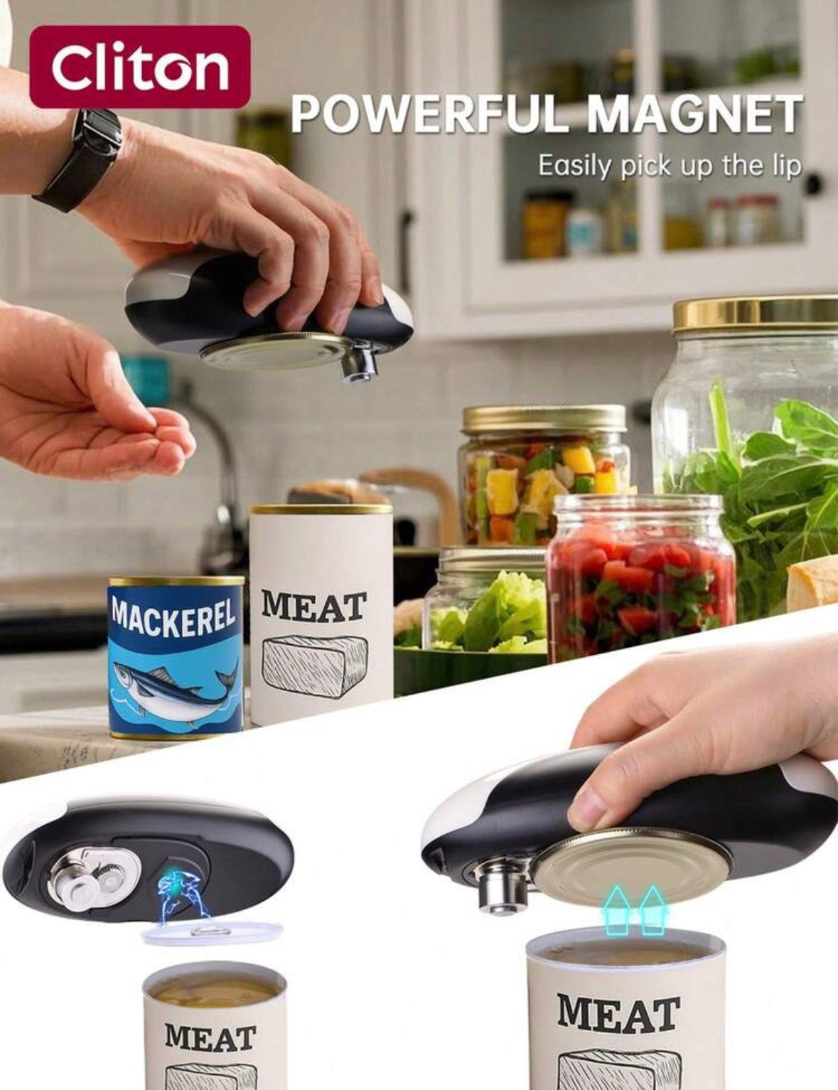 Electric can opener