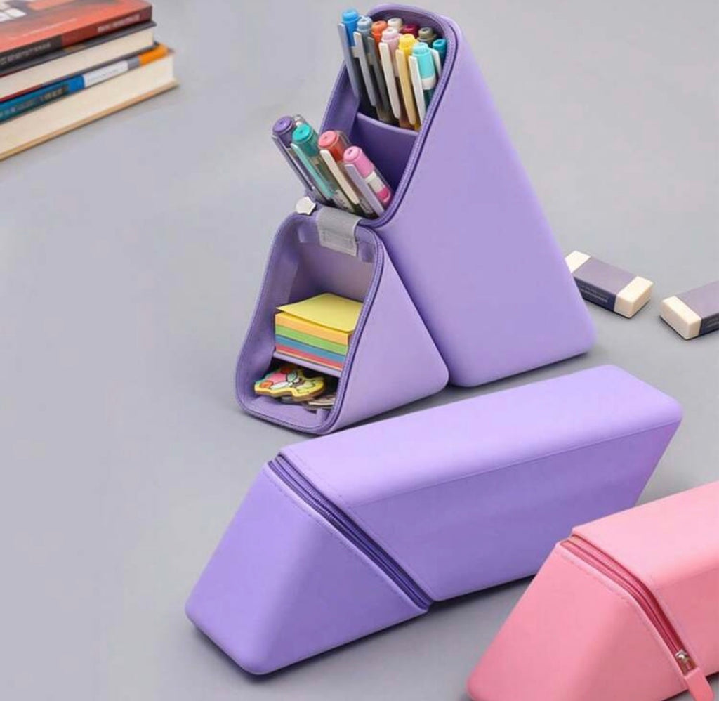 Pencil case and desk organizer