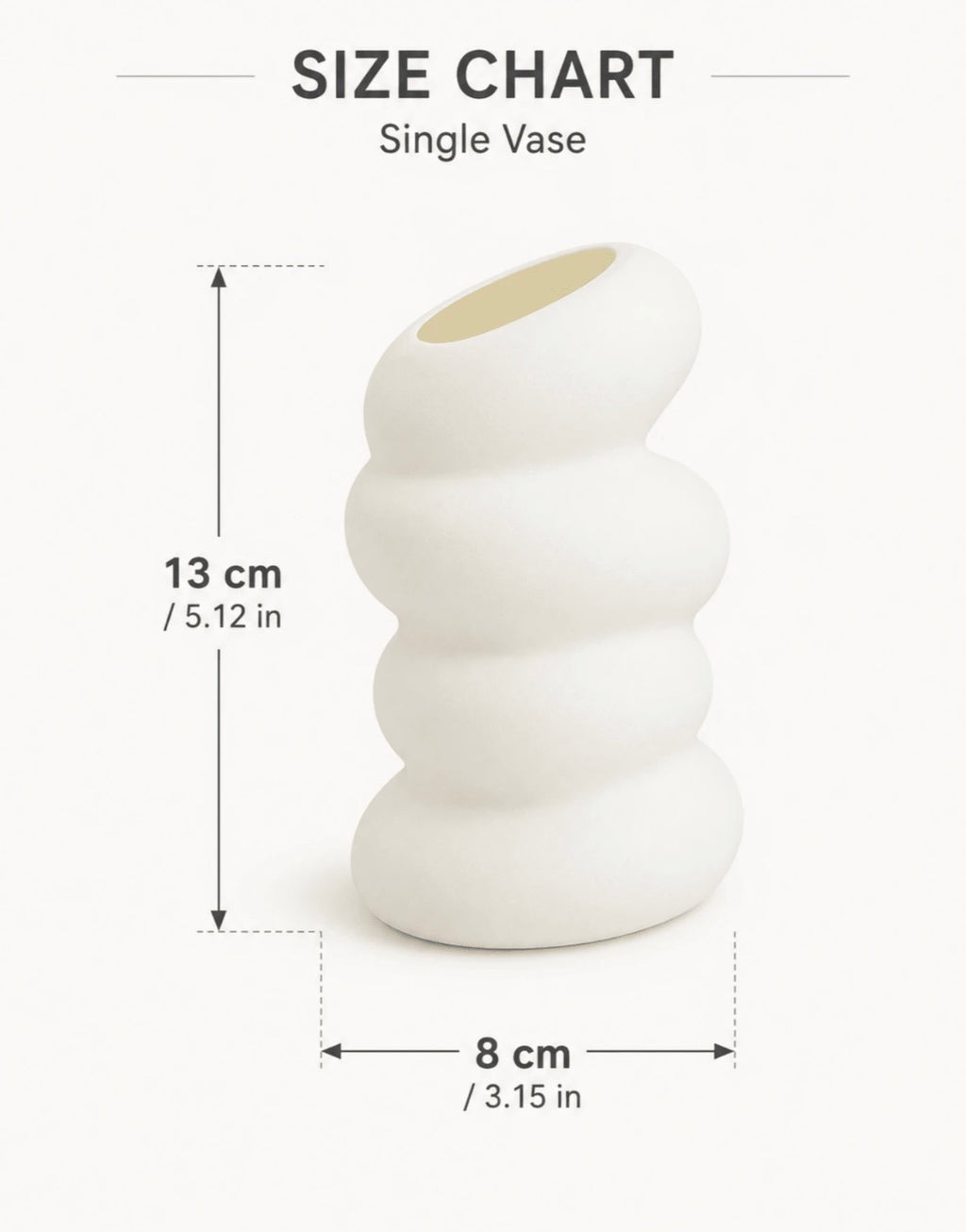 White vase