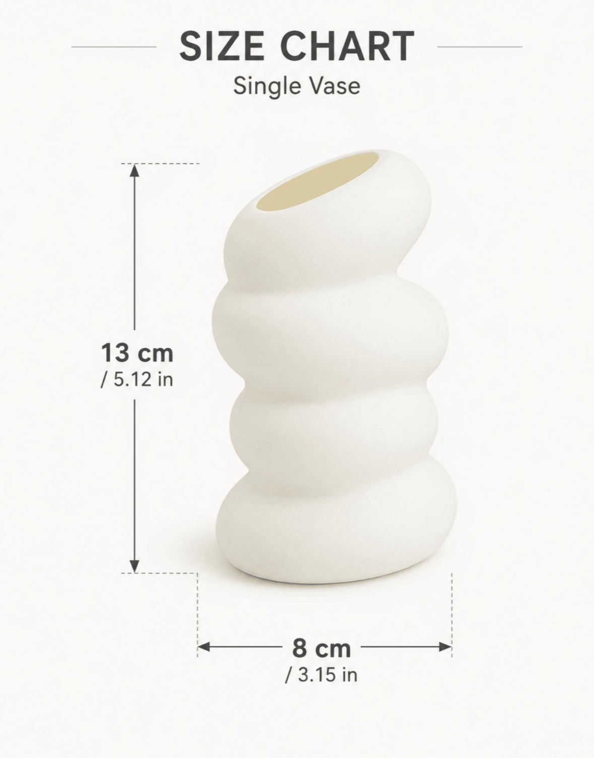 White vase
