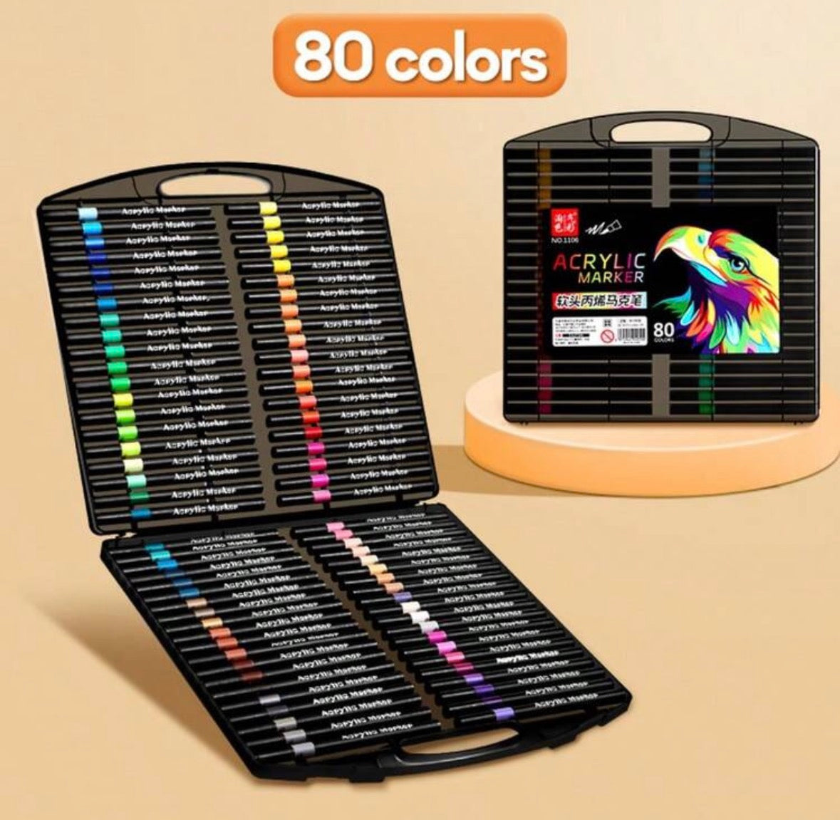 24/48/80 acrylic market set