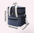 Double layer lunch box