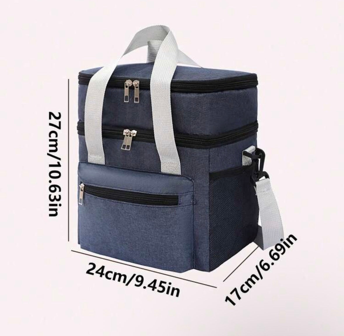 Double layer lunch box