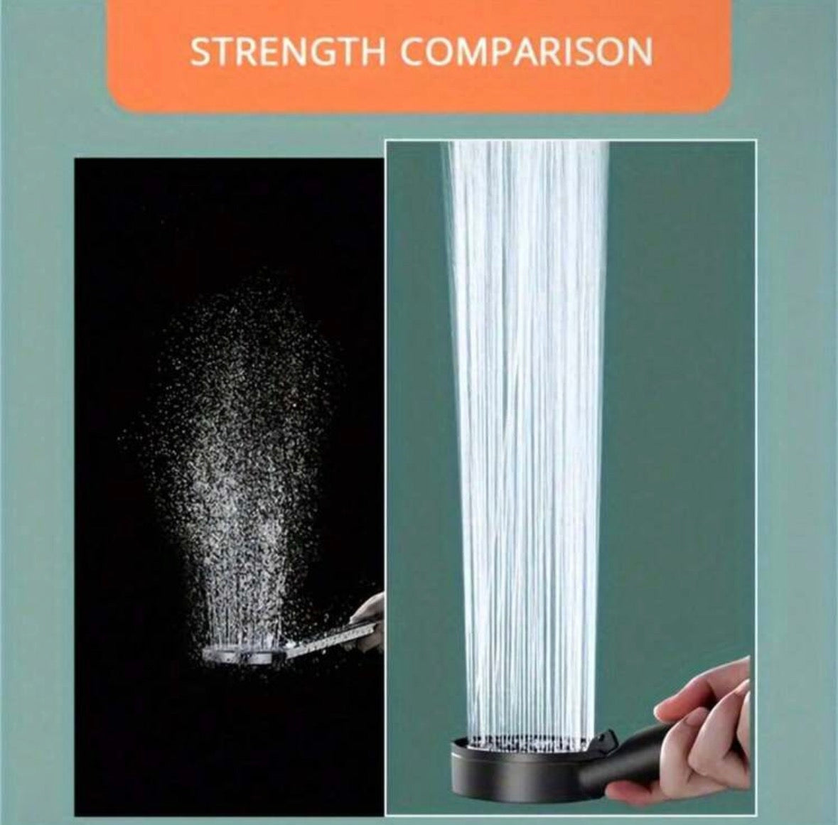 High pressure shower head