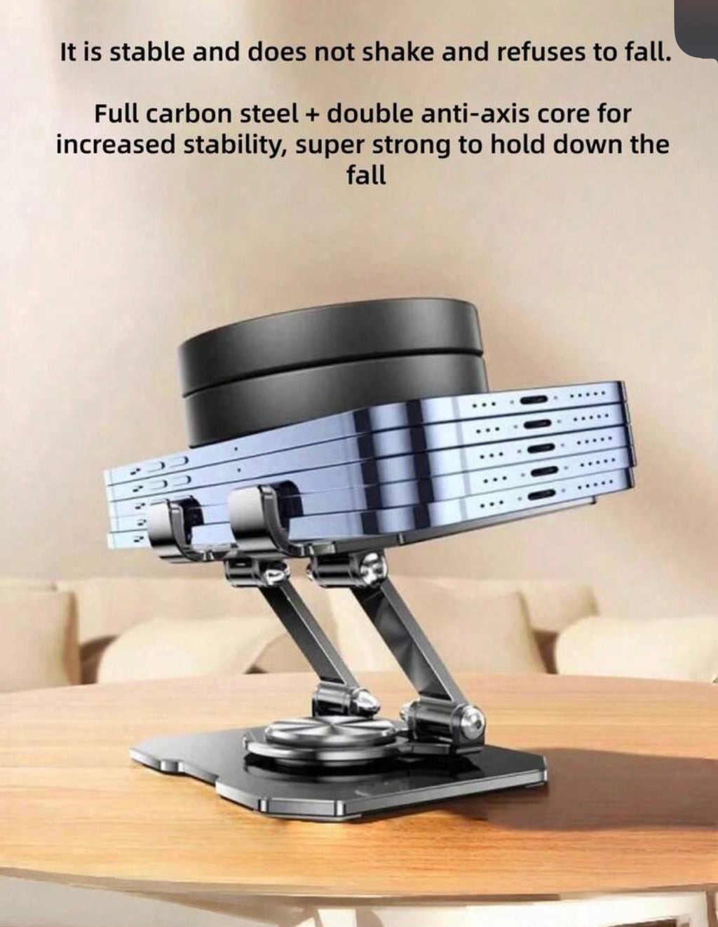 Metal tablet stand