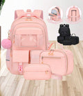 3 piece set school girl backpack