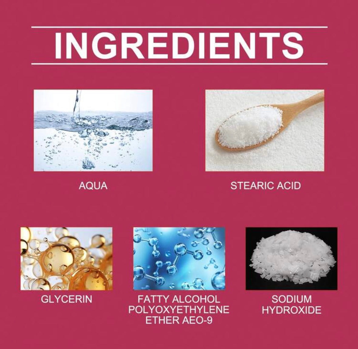 Magic cleaning pink paste