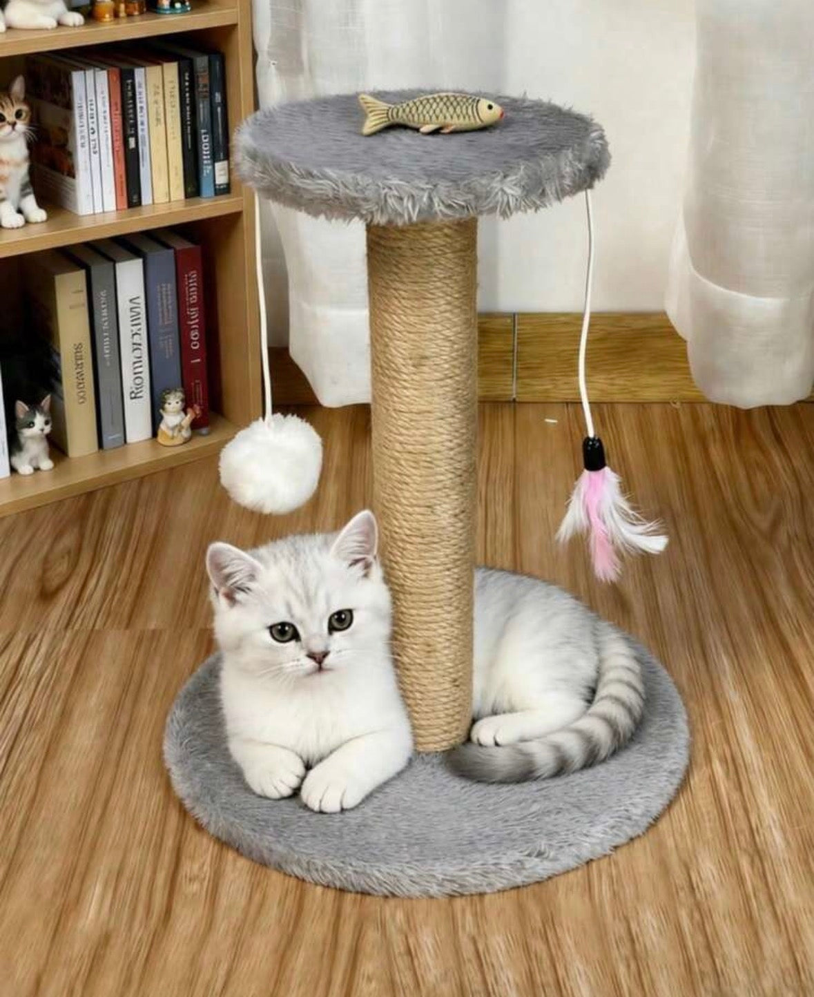 Mini cat scratching post