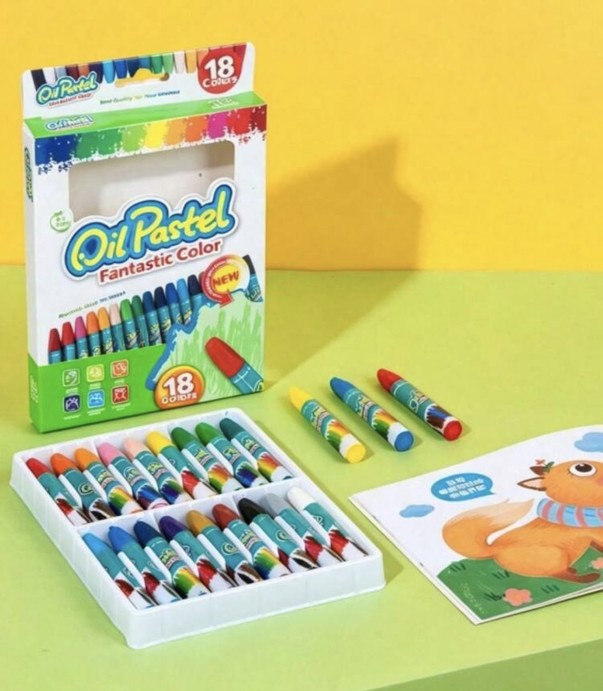 Oil pastel crayons