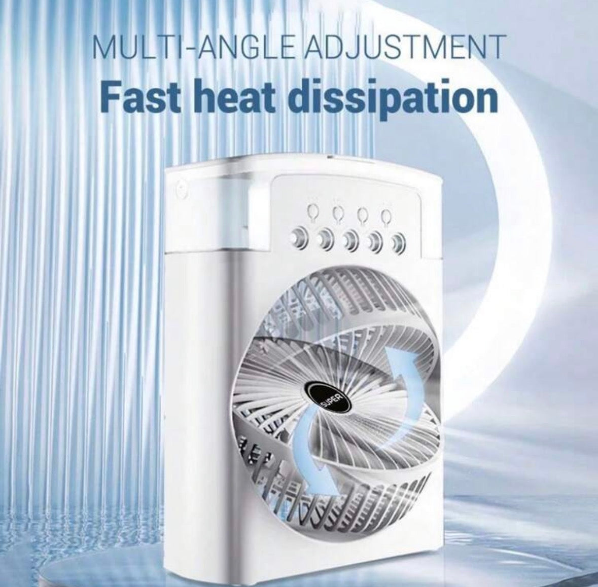 Portable cooling fan