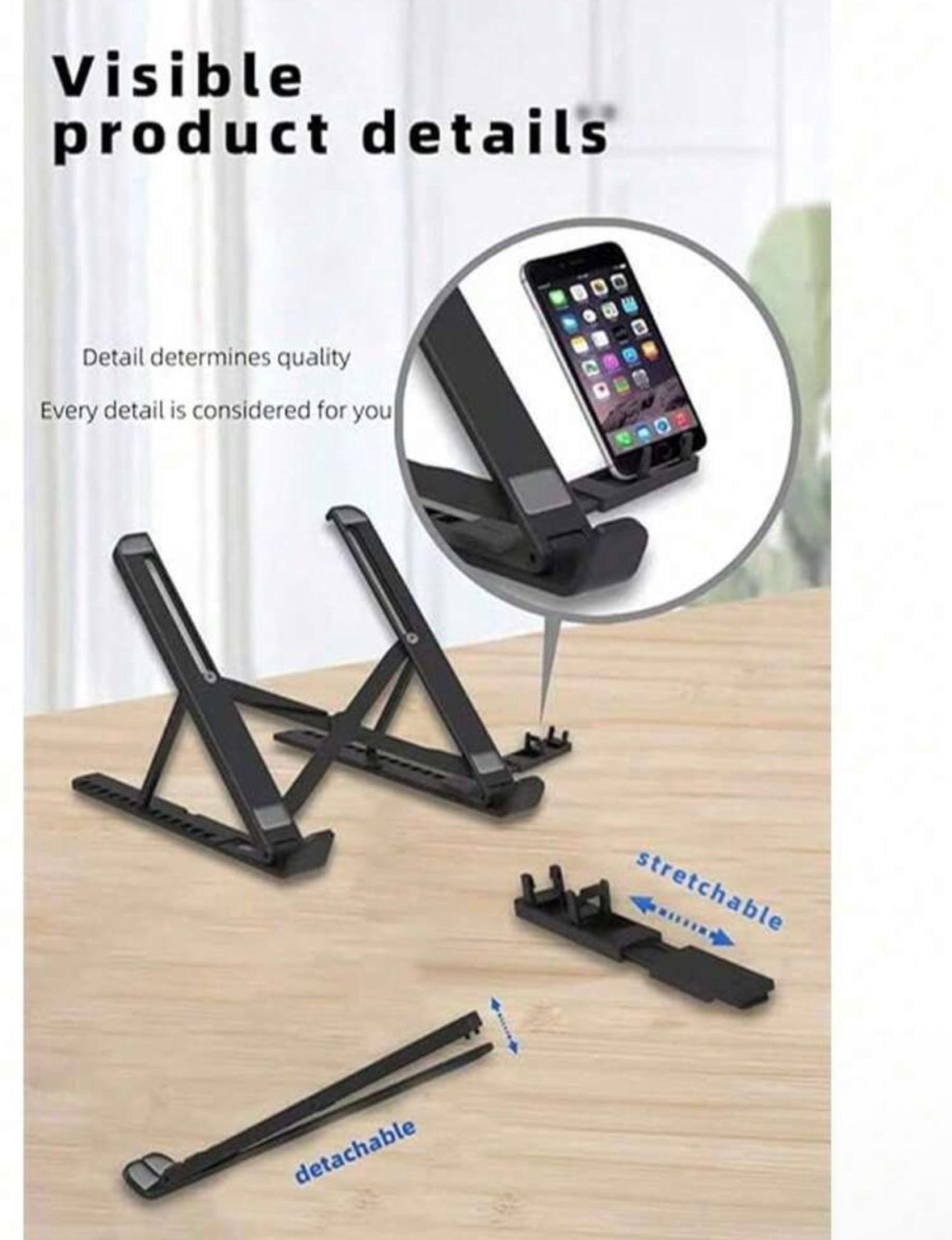 2 in 1 phone and laptop stand
