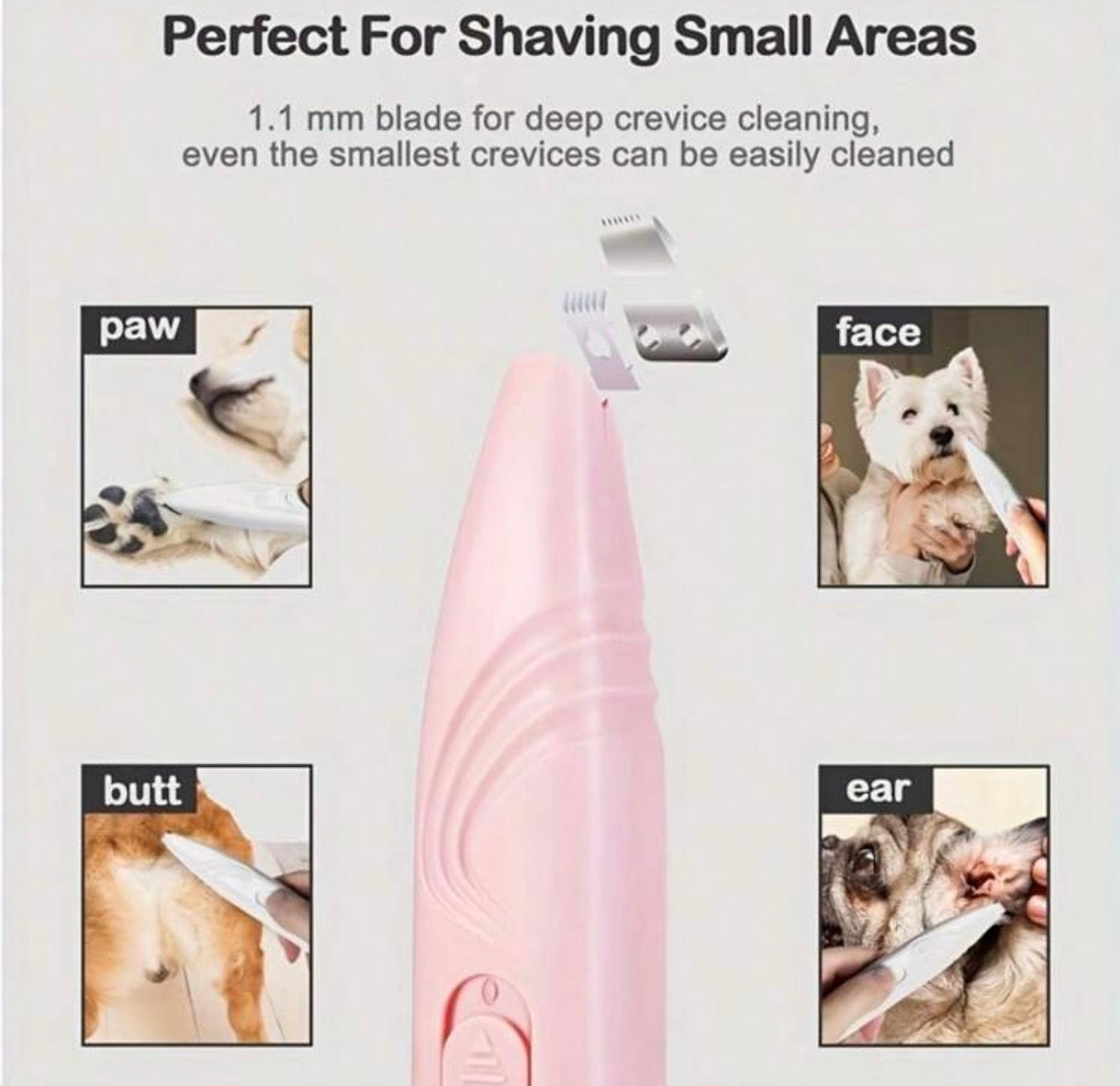 Electric pet hair trimmer