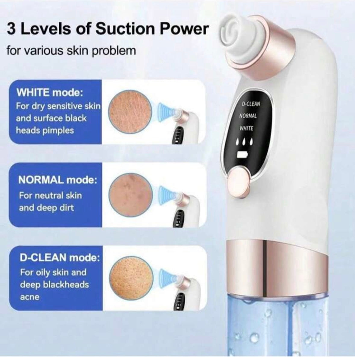 Electric blackhead remover