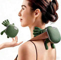 Neck heated massager