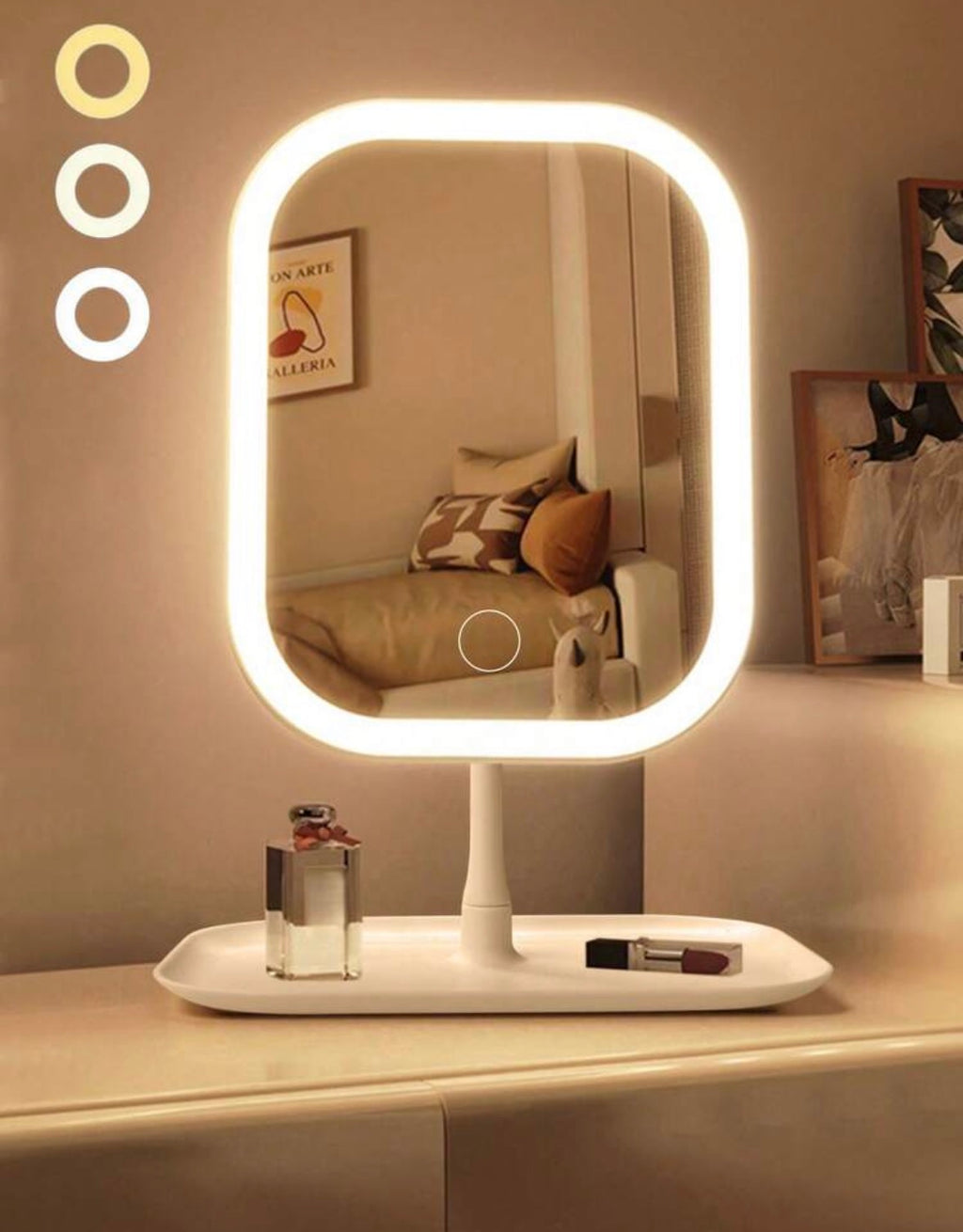 LED makeup mirror