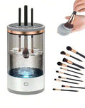 Electric makeup brush cleaner