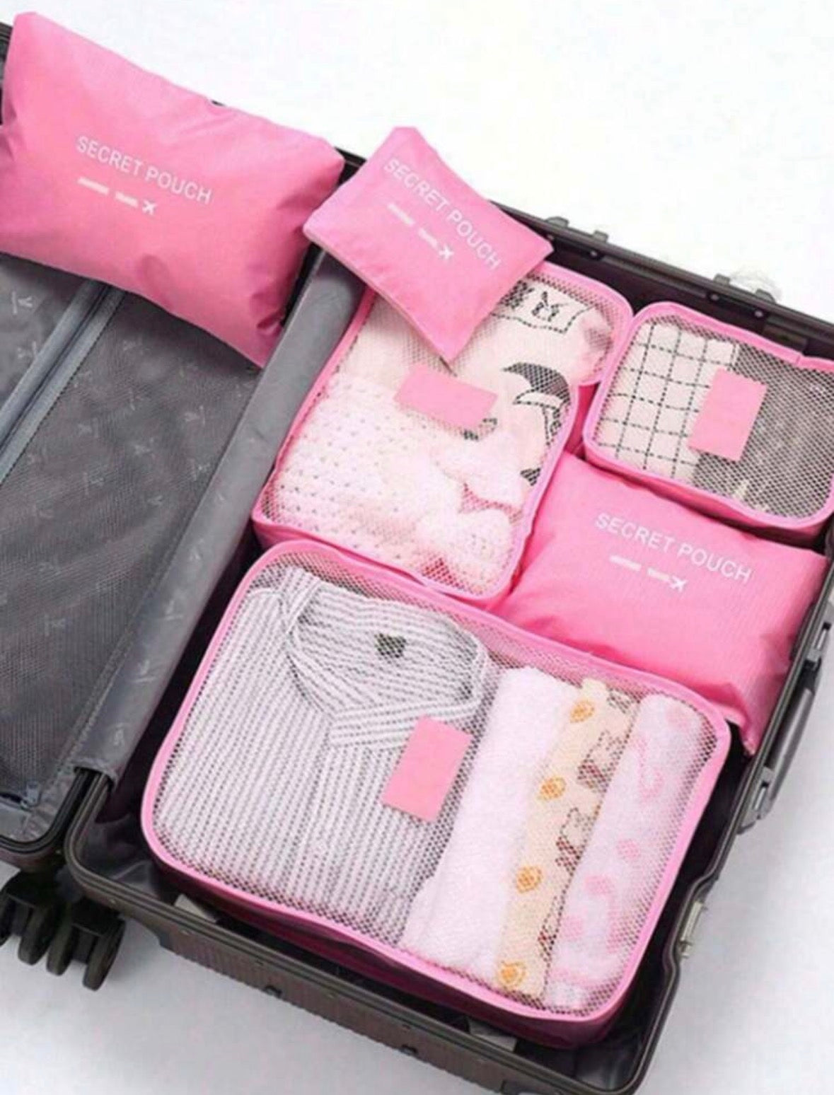 6 piece travel organizer set
