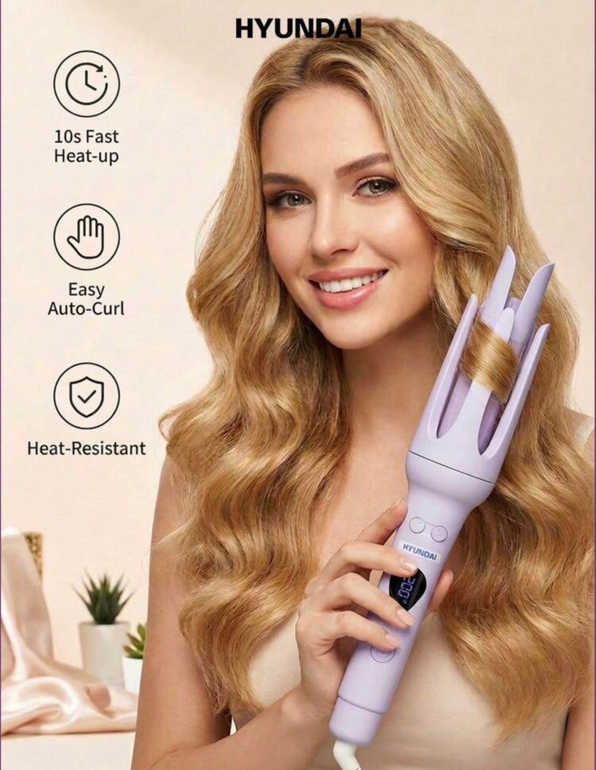 HYUNDAI Automatic Curling iron