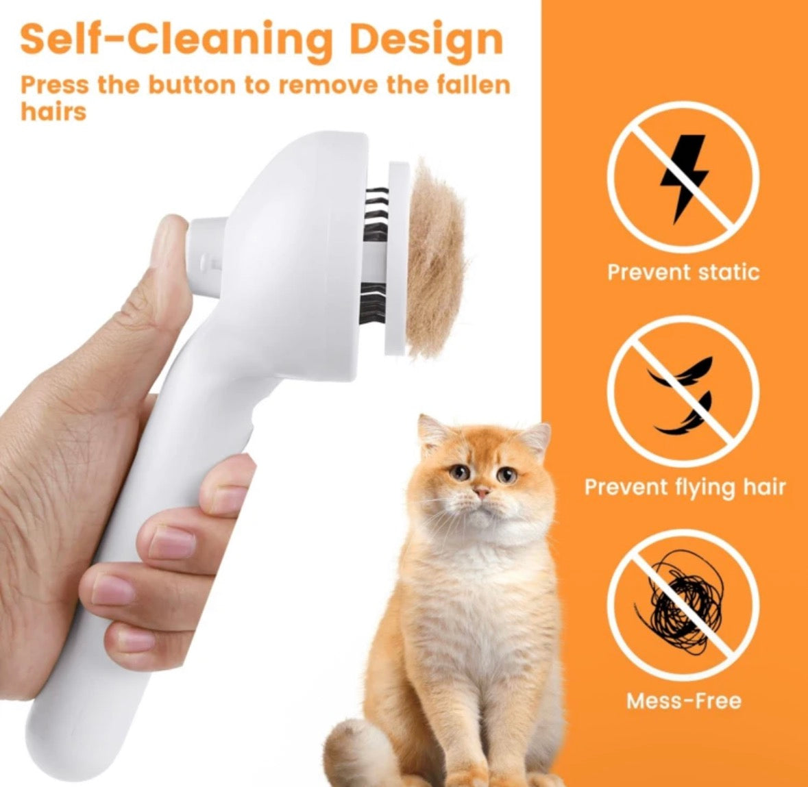 3 in 1 pet steam brush