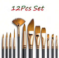 12pc paint brush set
