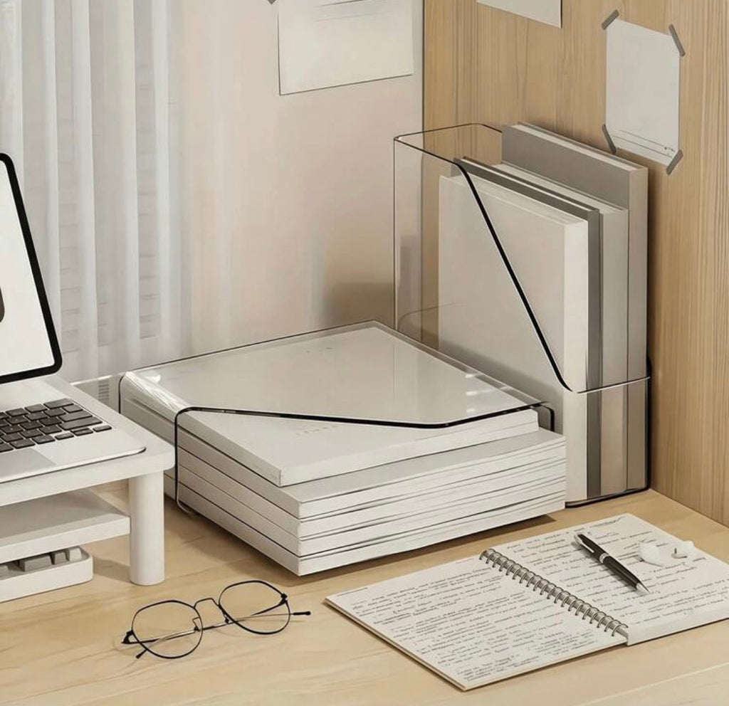 2pc book/paper organizer