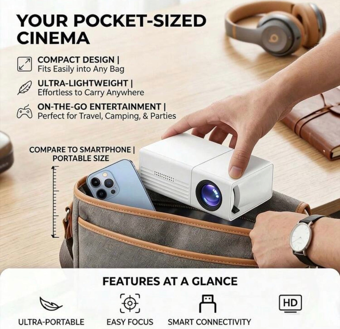 Portable LCD projector